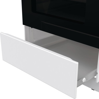 Плита Комбинированная Gorenje GK5A42WF-B белый (металлическая крышка) реш.чугун - купить недорого с доставкой в интернет-магазине