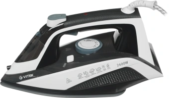 Утюг Vitek VT-8313 2400Вт белый/черный - купить недорого с доставкой в интернет-магазине