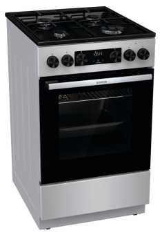 Плита Комбинированная Gorenje GK5C60SJ серый (без крышки) реш.сталь - купить недорого с доставкой в интернет-магазине