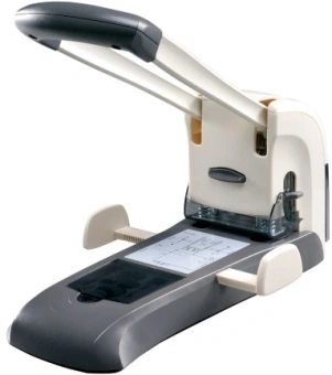 Дырокол Kw-Trio Lever-Tech HD 9546 макс.:100лист. металл/пластик серый отв.:2 с линейкой - купить недорого с доставкой в интернет-магазине