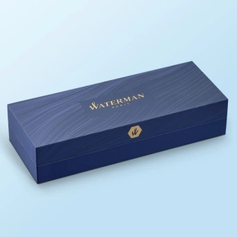 Ручка шариков. Waterman Hemisphere (S0920470) Steel CT M син. черн. подар.кор. - купить недорого с доставкой в интернет-магазине
