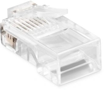 Коннектор Buro (BU-CONRJ45-50PCS) RJ45 прозрачный (упак.:50шт) - купить недорого с доставкой в интернет-магазине