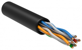 Кабель информационный ITK LC3-C604-139 кат.6 U/UTP не экранированный 4X2X23AWG LDPE внешний 305м черный - купить недорого с доставкой в интернет-магазине
