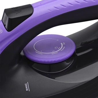 Утюг Kitfort КТ-2627 2200Вт фиолетовый/черный - купить недорого с доставкой в интернет-магазине