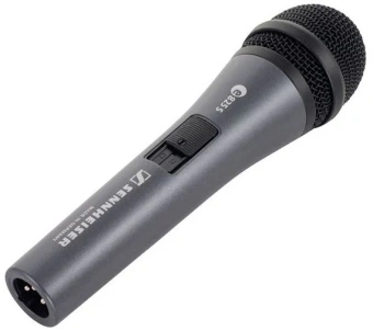 Микрофон проводной Sennheiser E 825-S черный - купить недорого с доставкой в интернет-магазине