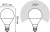 Лампа светодиодная Gauss 9.5Вт цок.:E14 шар 220B 3000K св.свеч.бел.теп. (упак.:10шт) (105101110) - купить недорого с доставкой в интернет-магазине