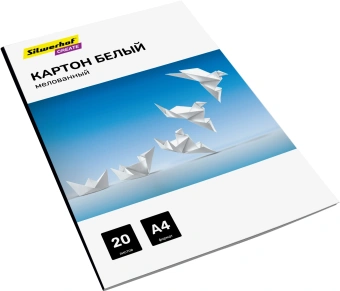 Картон белый Silwerhof мелов. 20л. A4 Create 240г/м2 обл.мел.картон ПЭТ 200x280мм - купить недорого с доставкой в интернет-магазине