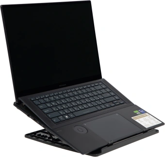 Подставка для ноутбука Buro BU-LS130 15.6" 280x250x15мм 520г металл/пластик черный - купить недорого с доставкой в интернет-магазине