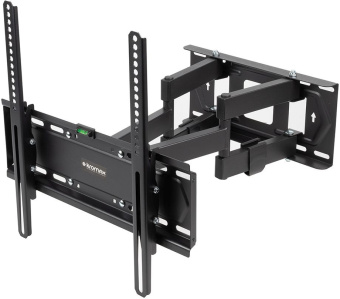 Кронштейн для телевизора Kromax PIXIS-L-2 черный 22"-65" макс.50кг настенный поворот и наклон - купить недорого с доставкой в интернет-магазине