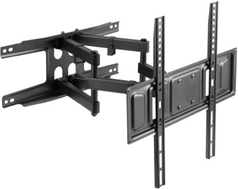Кронштейн для телевизора Ultramounts UM908 черный 32"-75" макс.40кг настенный поворотно-выдвижной и наклонный - купить недорого с доставкой в интернет-магазине