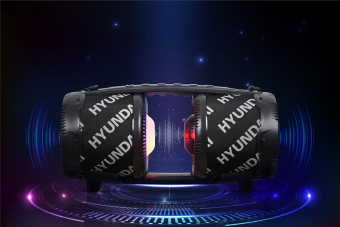 Минисистема Hyundai H-MAC220 черный 45Вт FM USB BT SD/MMC - купить недорого с доставкой в интернет-магазине