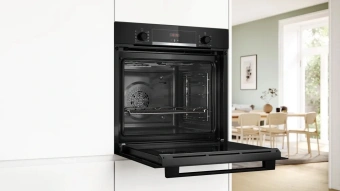 Духовой шкаф Электрический Bosch HBA514BB3 черный - купить недорого с доставкой в интернет-магазине