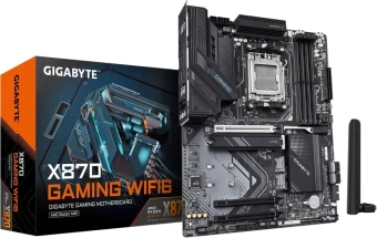 Материнская плата Gigabyte X870 GAMING WF6 SocketAM5 AMD X870 4xDDR5 ATX AC`97 8ch(7.1) 2.5Gg RAID+HDMI - купить недорого с доставкой в интернет-магазине