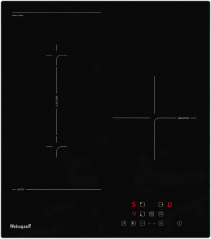 Индукционная варочная поверхность Weissgauff HI 430 BFZ черный - купить недорого с доставкой в интернет-магазине
