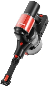 Пылесос Kitfort КТ-5389 450Вт черный/красный - купить недорого с доставкой в интернет-магазине