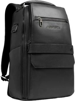 Рюкзак мужской Piquadro Solm CA7022S141/N черный кожа - купить недорого с доставкой в интернет-магазине