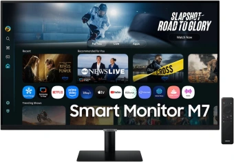 Монитор Samsung 32" LS32FM702UMXUE черный VA LED 4ms 16:9 HDMI M/M матовая 3000:1 300cd 178гр/178гр 3840x2160 60Hz 4K USB 6.5кг - купить недорого с доставкой в интернет-магазине