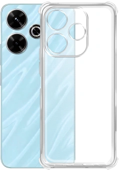 Чехол (клип-кейс) BoraSCO для Xiaomi Poco M6 4G Bumper Case прозрачный (73625) - купить недорого с доставкой в интернет-магазине