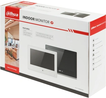 Видеодомофон Dahua DHI-VTH5321GB-W черный - купить недорого с доставкой в интернет-магазине