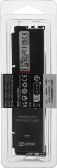Память DDR5 16GB 6400MHz Kingston KF564C32BB-16 Fury Beast Black RTL Gaming PC5-51200 CL32 DIMM 288-pin 1.4В single rank с радиатором Ret - купить недорого с доставкой в интернет-магазине