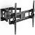 Кронштейн для телевизора Hama 00220831 черный 32"-84" макс.50кг настенный поворотно-выдвижной и наклонный