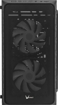 Корпус Formula Air Mesh G4 Plus AR черный без БП mATX 1xUSB2.0 audio - купить недорого с доставкой в интернет-магазине