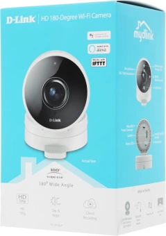 Камера видеонаблюдения IP D-Link DCS-8100LH Wi-Fi 1.8-1.8мм цв. корп.:белый - купить недорого с доставкой в интернет-магазине