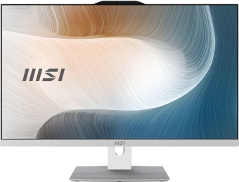 Моноблок MSI Modern AM272P 12M-1020XRU 27" Full HD i3 1215U (1.2) 16Gb SSD256Gb UHDG без ОС GbitEth WiFi BT 120W клавиатура мышь Cam белый 1920x1080 - купить недорого с доставкой в интернет-магазине