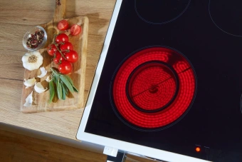 Плита Электрическая Gorenje GEC5C42WG белый стеклокерамика (без крышки) - купить недорого с доставкой в интернет-магазине