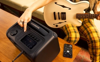 Колонка порт. JBL BandBox Trio черный 135W 2.1 Bluetooth/3.5Jack/6.3Jack/USB-C (JBLBANDBOXTRIO) - купить недорого с доставкой в интернет-магазине
