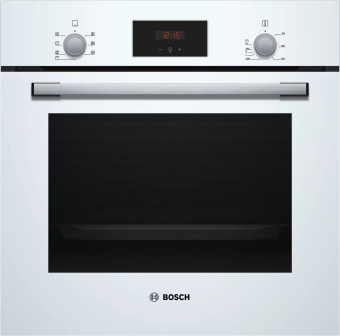Духовой шкаф Электрический Bosch HBF113BV1S белый/серебристый - купить недорого с доставкой в интернет-магазине