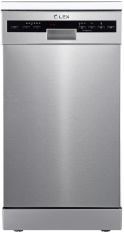 Посудомоечная машина Lex DW 4562 IX нержавеющая сталь (узкая) - купить недорого с доставкой в интернет-магазине