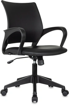 Кресло Бюрократ CH-695N черный экокожа крестов. пластик - купить недорого с доставкой в интернет-магазине