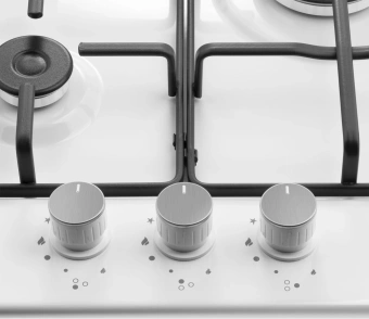 Газовая варочная поверхность Maunfeld EGHE.43.3STS-EW белый - купить недорого с доставкой в интернет-магазине