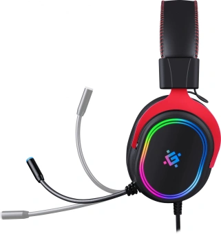 Наушники с микрофоном Defender Vapor черный 2.2м накладные USB оголовье (64584) - купить недорого с доставкой в интернет-магазине