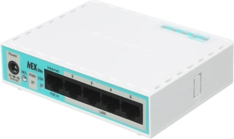 Роутер MikroTik hEX lite (RB750R2) 10/100BASE-TX белый - купить недорого с доставкой в интернет-магазине
