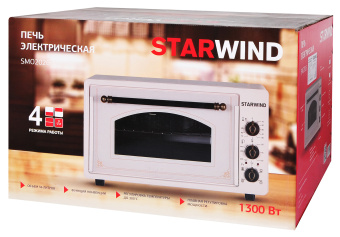 Мини-печь Starwind SMO2026 36л. 1300Вт бежевый - купить недорого с доставкой в интернет-магазине
