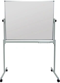 Доска магнитно-маркерная Silwerhof Daily белый 100x120см алюминиевая рама на роликах вращающаяся - купить недорого с доставкой в интернет-магазине
