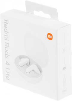 Наушники вкладыши Xiaomi Redmi Buds 4 Lite M2231E1 белый беспроводные bluetooth в ушной раковине (BHR6919GL) - купить недорого с доставкой в интернет-магазине