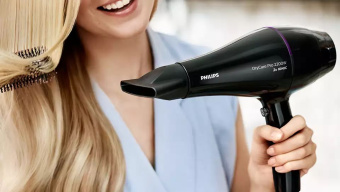 Фен Philips BHD274/00 2200Вт черный - купить недорого с доставкой в интернет-магазине