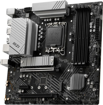 Материнская плата MSI PRO B760M-A DDR4 II Soc-1700 Intel B760 4xDDR4 mATX AC`97 8ch(7.1) 2.5Gg+HDMI+DP - купить недорого с доставкой в интернет-магазине