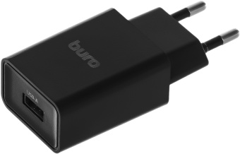 Сетевое зар./устр. Buro BUWA1 10.5W 2.1A USB-A черный (BUWA10S100BK) - купить недорого с доставкой в интернет-магазине