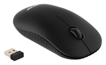Мышь Acer OMR130 черный оптическая (1200dpi) беспроводная USB (3but) - купить недорого с доставкой в интернет-магазине