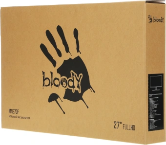 Монитор Bloody 27" MN270F черный IPS LED 1ms 16:9 HDMI M/M матовая 300cd 178гр/178гр 1920x1080 200Hz G-Sync DP FHD 4кг - купить недорого с доставкой в интернет-магазине