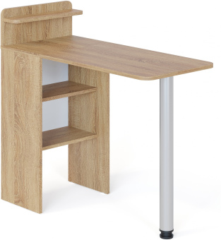 Стол для компьютера Сокол СП-19 складн. столешница ЛДСП дуб сонома каркас хром (00-00013783) - купить недорого с доставкой в интернет-магазине