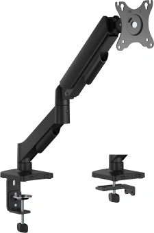 Кронштейн для мониторов Cactus CS-VM-MD-70-BK черный/белый 17"-32" макс.9кг настольный поворот и наклон - купить недорого с доставкой в интернет-магазине