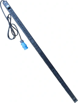 Блок распределения питания Lanmaster TWT-PDV-12X36X3S-32A верт.размещ. 12xC19 36xC13 3xSchuko базовые 32A IEC 60309 3м - купить недорого с доставкой в интернет-магазине