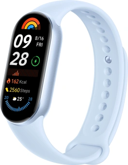 Фитнес-трекер Xiaomi Smart Band 9 AMOLED корп.:синий рем.:синий (BHR8346GL ) - купить недорого с доставкой в интернет-магазине