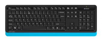 Клавиатура + мышь A4Tech Fstyler FG1010 клав:черный/синий мышь:черный/синий USB беспроводная Multimedia - купить недорого с доставкой в интернет-магазине