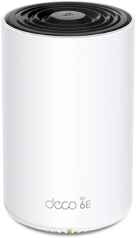 Бесшовный Mesh роутер TP-Link Deco XE75 (DECO XE75(1-PACK)) AXE5400 10/100/1000BASE-TX белый - купить недорого с доставкой в интернет-магазине